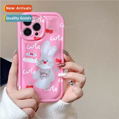 Fun cartoon rabbit meteorite pattern 适用 iPhone 13 Apple 12