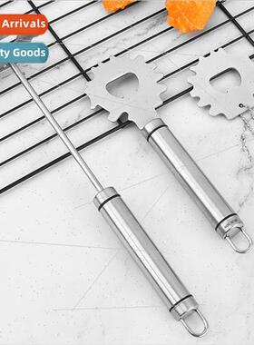 BBQ Grill Scraper Stainless Steel Cleaner Multi-Use Bottle O