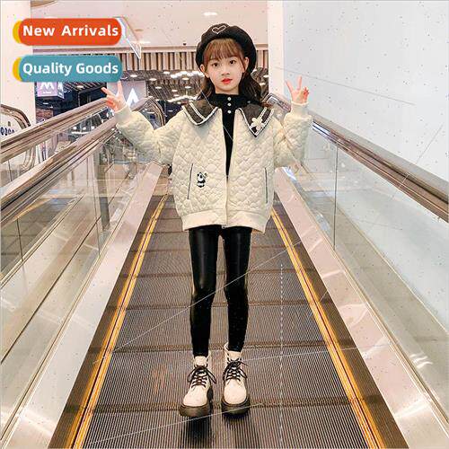 Girls padded jacket fall and winter 2023 new childrens 适用e