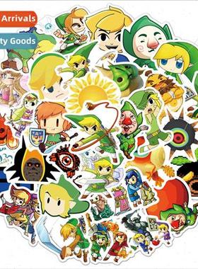 50 pcs of The Legend of Zelda game graffiti stickers luggage