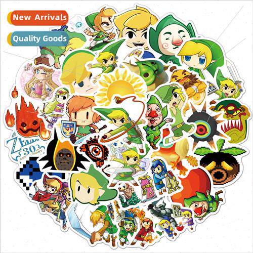 50 pcs of The Legend of Zelda game graffiti stickers luggage