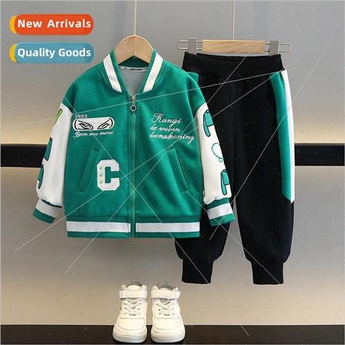 Boys fall suit suit 2023 new baby spring and fall clothes ch