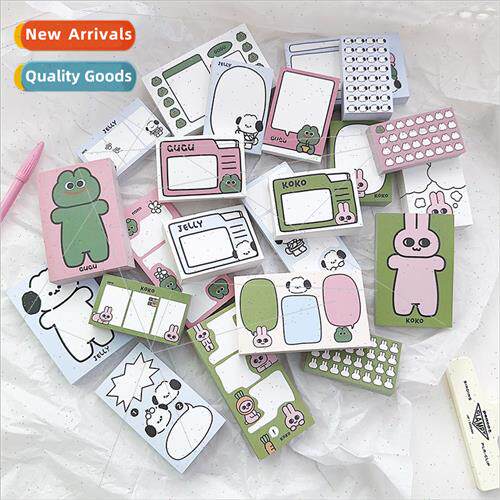 Three little animals series mini brick cute student note boo