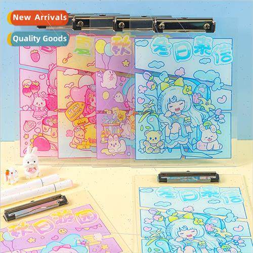 Mango sauce acrylic folder students special board clip test