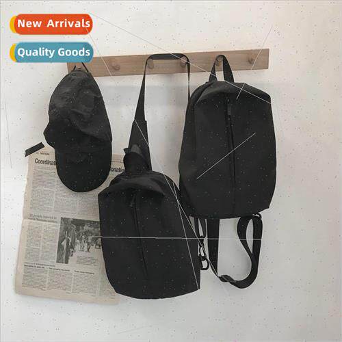 2021 new men and women couple bags hip hop bungee shoulder b
