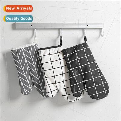 Oven gloves anti-scald thickened heatproof gloves kitchen mi