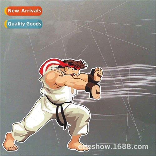 Car cartoon set fighter boxer scratches personalized creativ