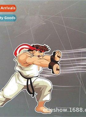 Car cartoon set fighter boxer scratches personalized creativ