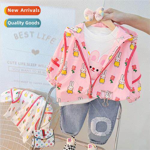 Girls nch coat suit 2022 new Korean  of the childrens cartoo