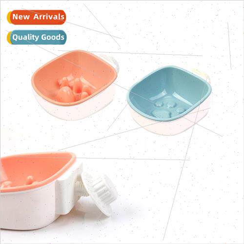 Multifunctional pet bowl can be fixed anti-choking dog bowl