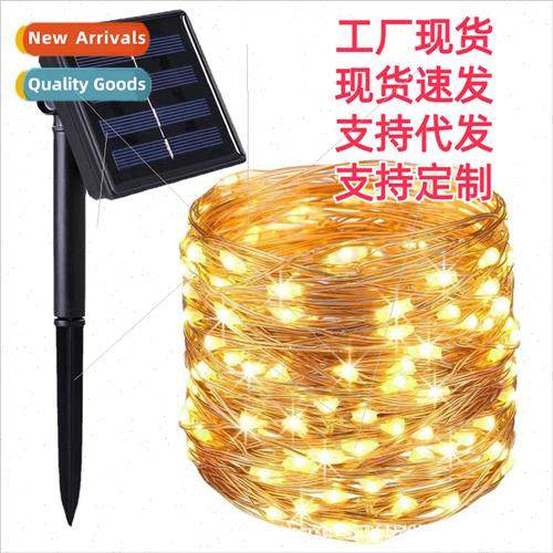 LED Solar Copper Wire String ghts 200 ghts Remote Control Mo