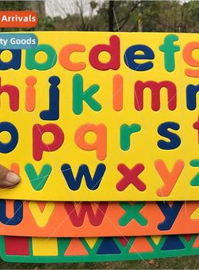 Creative magnetic foam puzzle graphic letters cognitive puzz