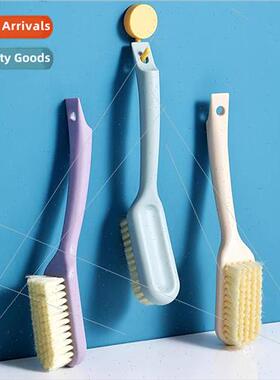 Long handle soft bristle shoe brush does not hurt shoes spec
