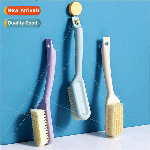 Long handle soft bristle shoe brush does not hurt shoes spec
