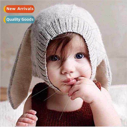 Ins childrens hats creative animal shape wool cap rabbit ear