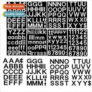 vinyl PVC mailbox inch office alphanumeric adhesive self