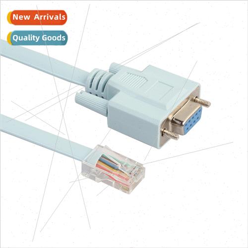 Blue flat all copper wire router switch debugging RJ45 male