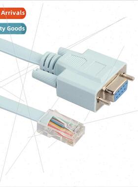 Blue flat all copper wire router switch debugging RJ45 male
