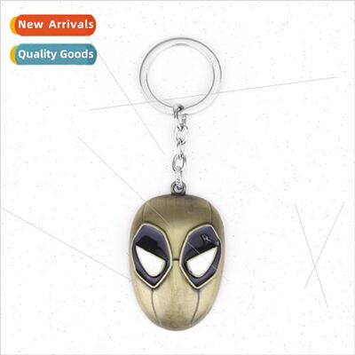 Deadpool Deadpool alloy keychain personalized mask car charm