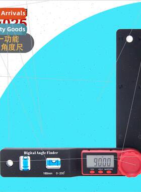 Multi-functional carpentry angle ruler digital level ruler a