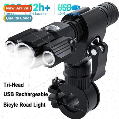 T6 L2LED aluminum alloy multifunctional strong light three l