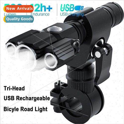T6 L2LED aluminum alloy multifunctional strong light three l