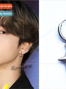 StrayKids group Han Han Zhicheng earrings minimalist cold wi