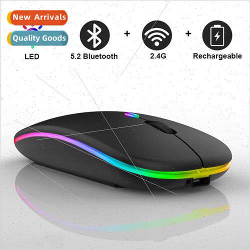 Wireless charging mouse bluetooth 5.0 dual mode mouse 2.4G b