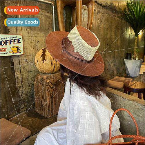 Western cowboy hat fishing vacation outing breathable bowler