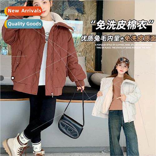 Girls padded jacket fall and winter  2023 new girls big girl