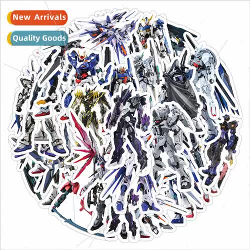 50 pcs mechwarrior cartoon graffiti sticker organizer motorc