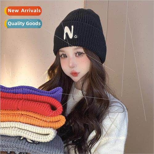 Woolen cap female fall and winter warm pullover cap knitted