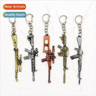 Jedi survival PUBG chicken game  gun car keychain pendant ba