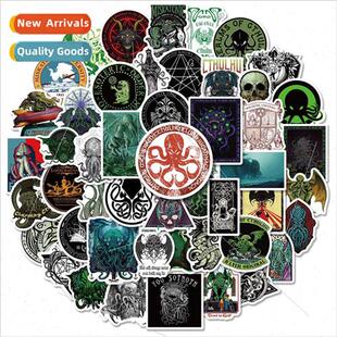 50 Cthulhu Stickers Skull Horror Thriller Horror Skull Graff