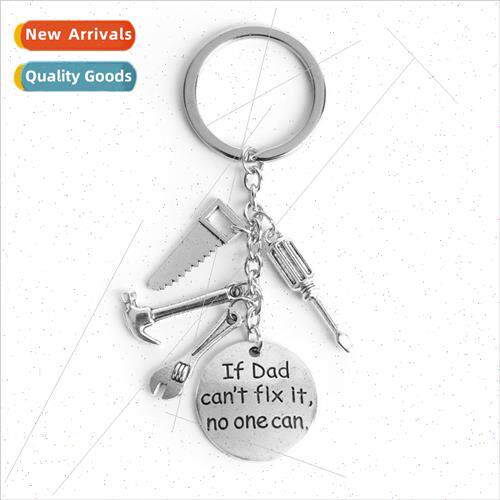 If Dad Can`t Fix it No One Can Tool Keychain Chain Ring Pend