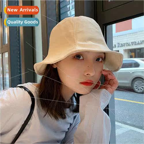 Cotton fisherman hat children spring and summer show face sm