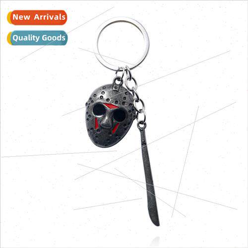 Movie and TV  Black Friday Jason mask keychain Halloween gif