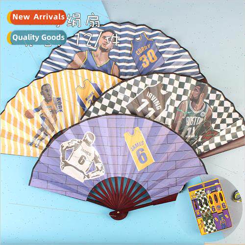 8 inch cartoon animation language Juan cloth fan retro hand