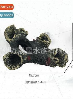 Resin Sunken Wood Fish Aquarium Decorative Ornament Hiding H