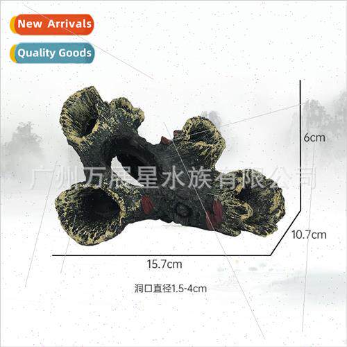 Resin Sunken Wood Fish Aquarium Decorative Ornament Hiding H