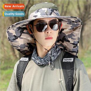 Sunscreen hat mens summer outdoor mountaineering hiking sun