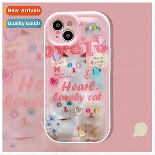 Cartoon DIY alien pupil cute cat iPhone14 meteorite pattern