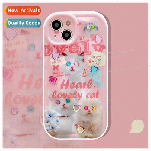 Cartoon DIY alien pupil cute cat iPhone14 meteorite pattern
