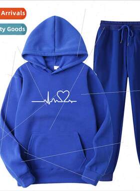 2023 Mens and womens padded sweater suit fall and winter men