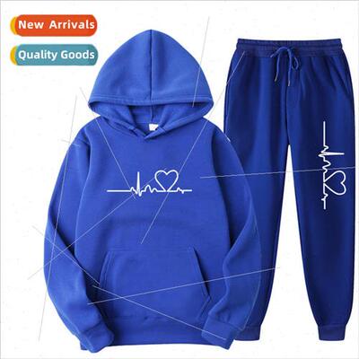 2023 Mens and womens padded sweater suit fall and winter men