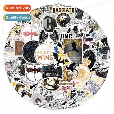100pcs fourth wing rock american stickers bedroom bar statio
