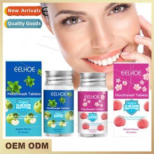 Breath Bad Stains Clean Fresh Mouthwash Teeth Tablets