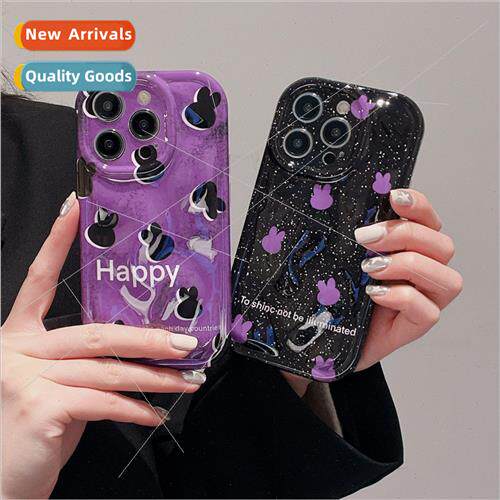 Galaxy stars cartoon rabbit meteorite pattern 适用 Apple 13