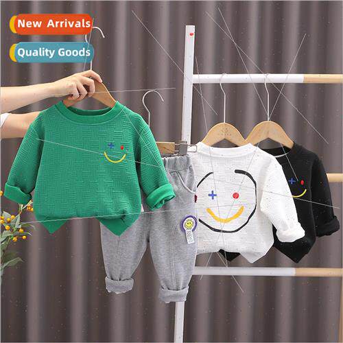 Boys round neck suit men and women baby guard pants Yanqi sp