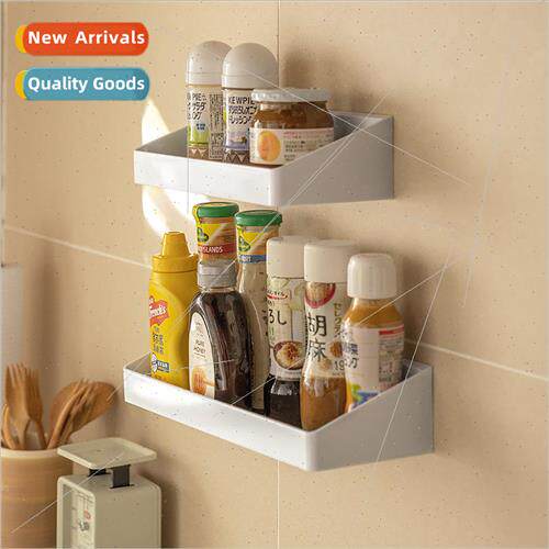 Kitchen shelves spice storage racks no punch new multi-shape